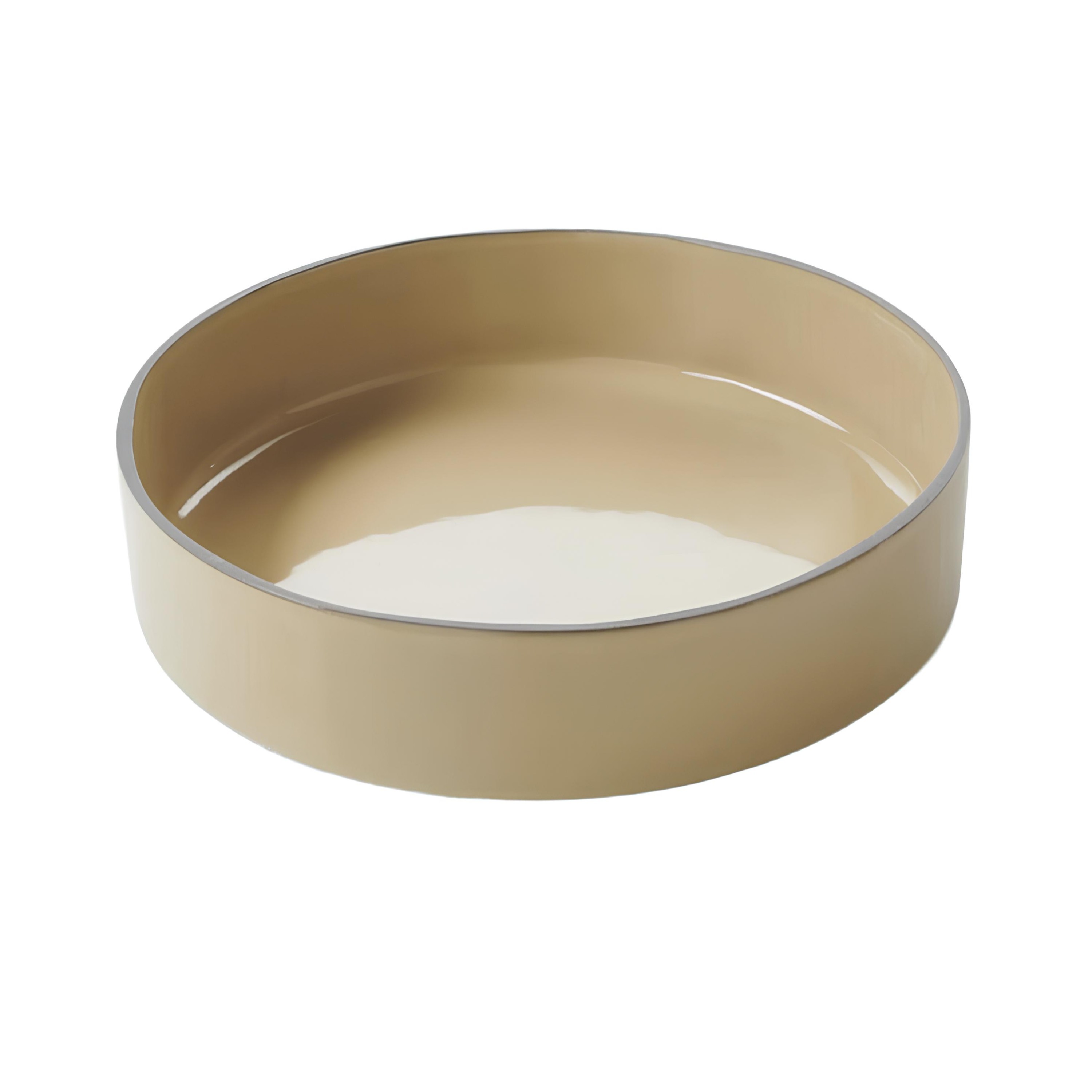 TRAVESSA STONEWARE Ø26CM H5,5CM MOSCADA CARACTERE