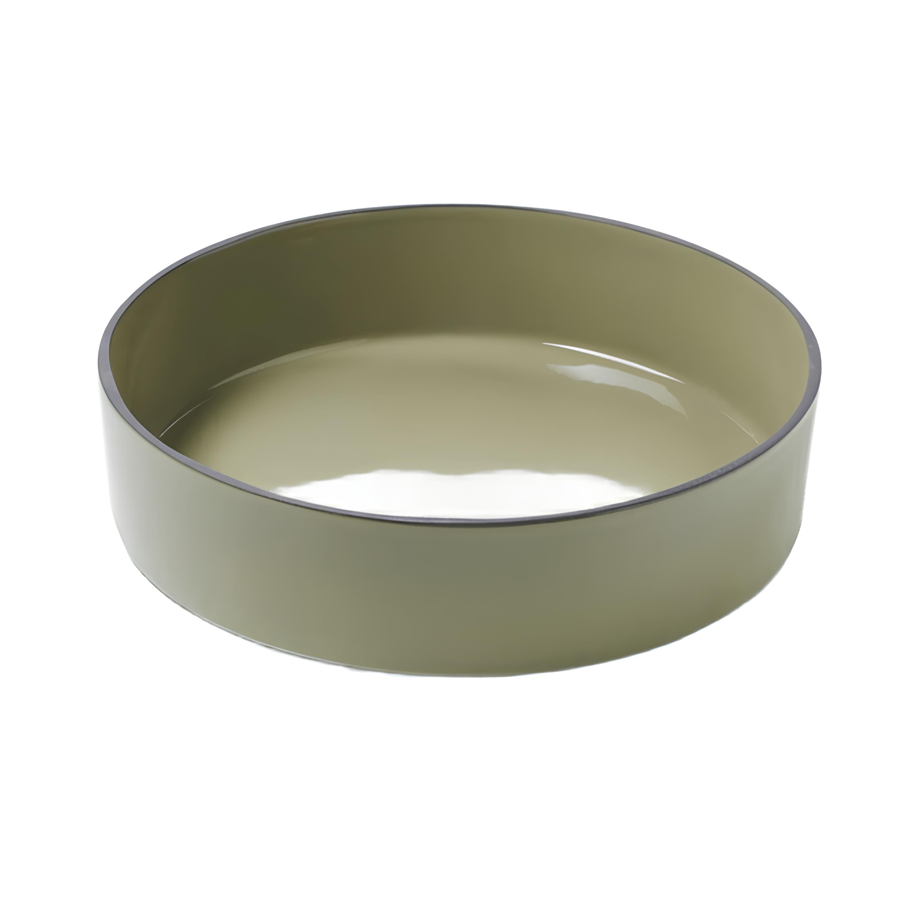 TRAVESSA STONEWARE Ø26CM H5,5CM CARDAMOMO CARACTERE