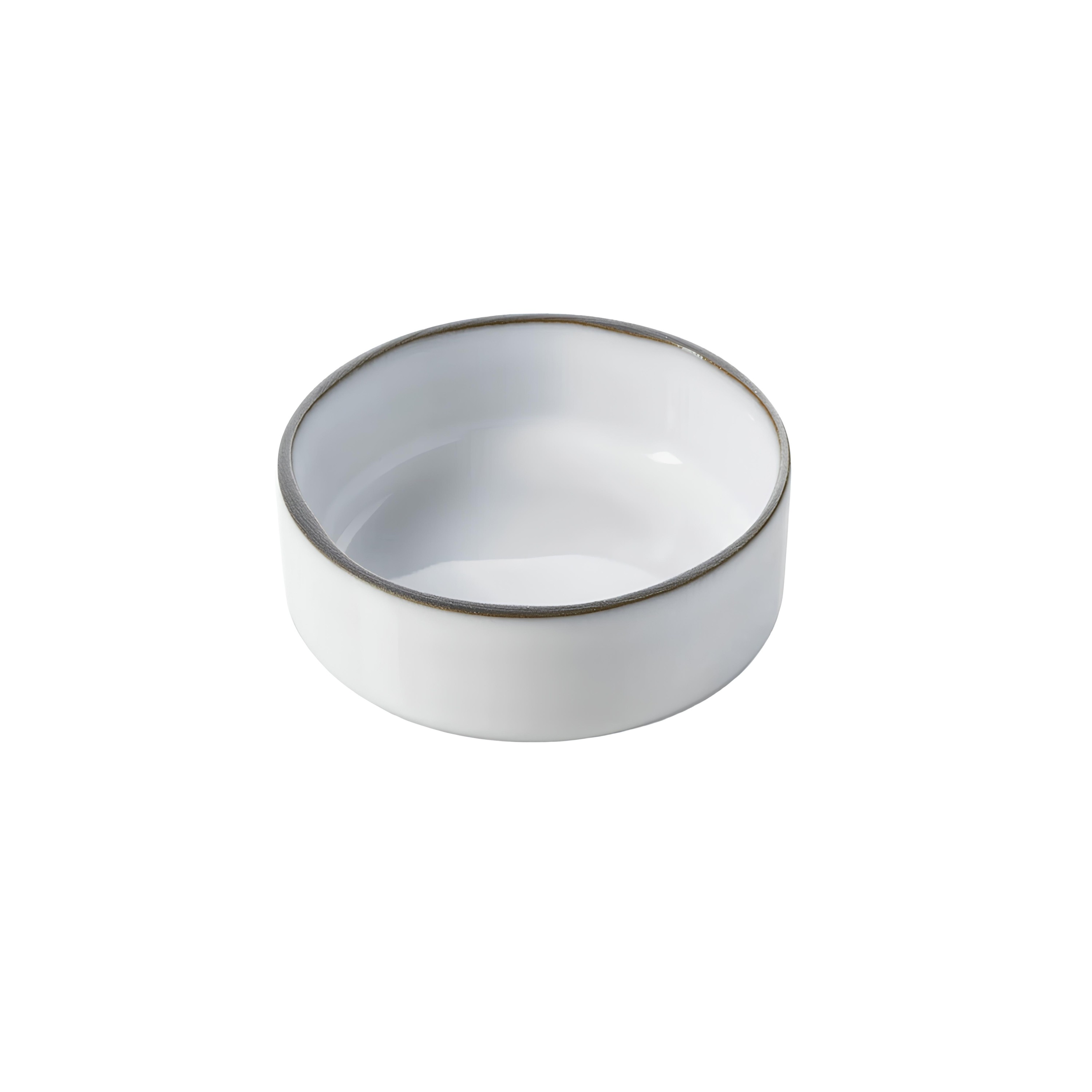 MINI BOWL STONEWARE Ø8CM H3CM BRANCO CARACTERE
