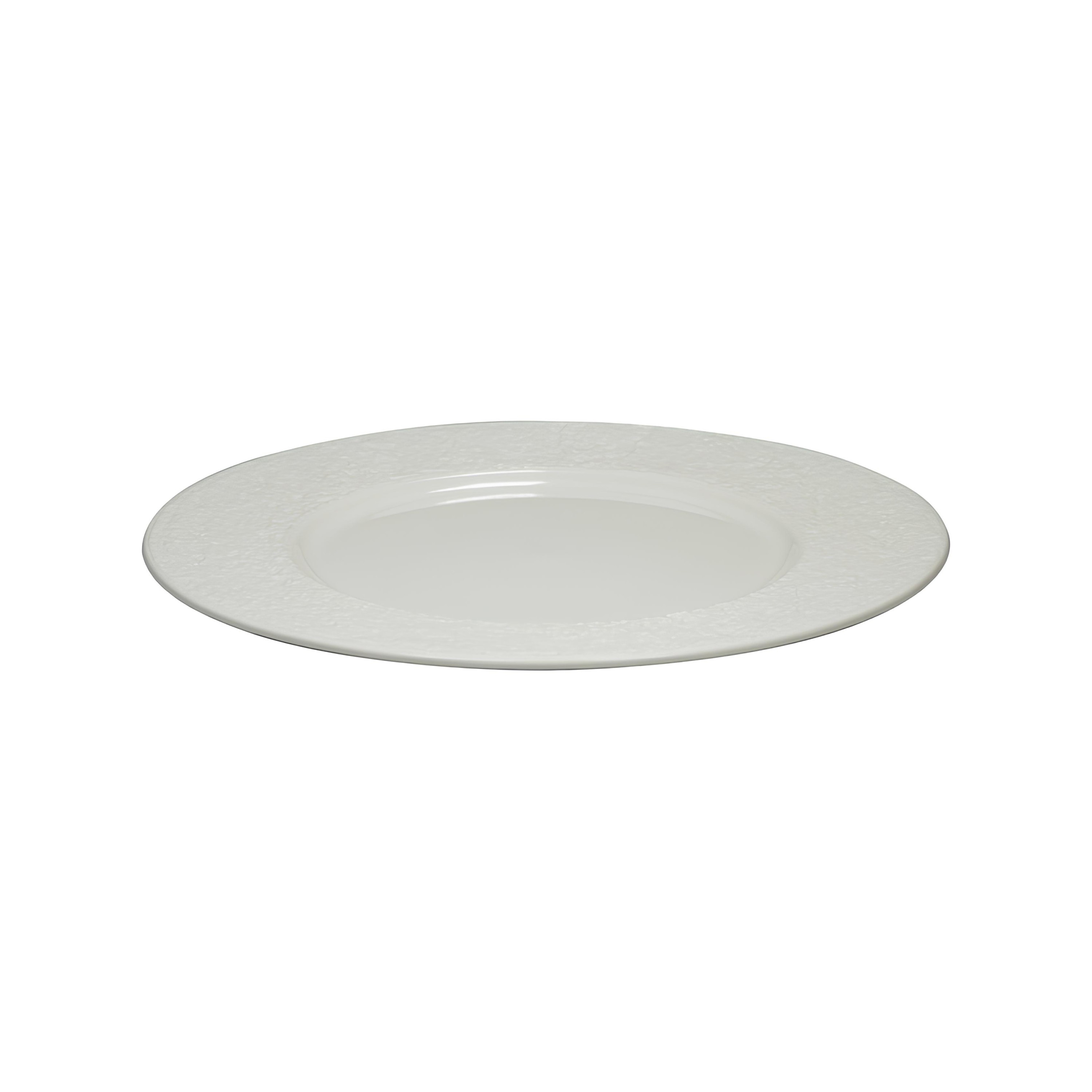 PRATO MESA PORCELANA Ø28CM H2CM CHALK