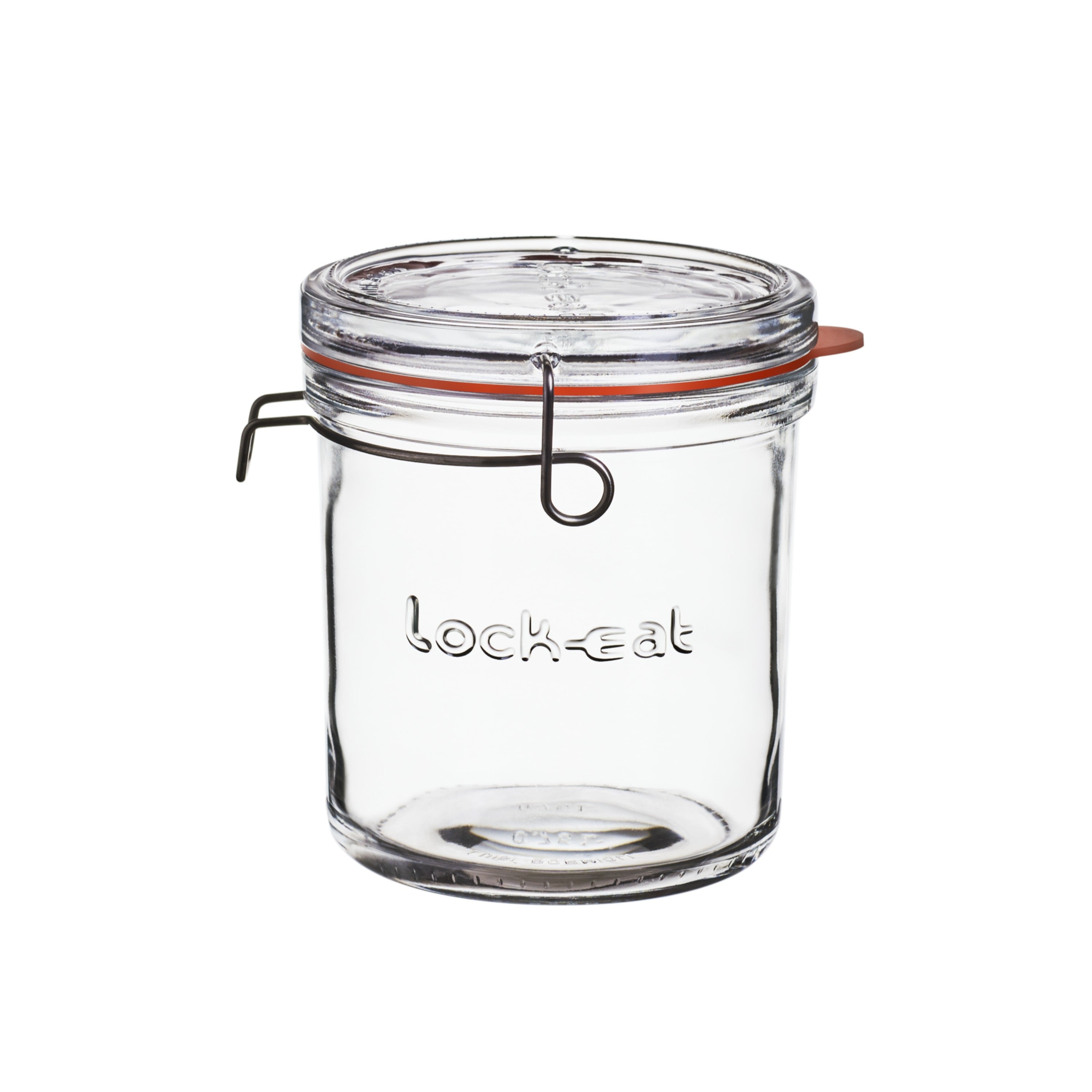 POTE CONSERVAÇÃO HERMÉTICO VIDRO 900ML Ø12,5CM H14CM LOCK EAT
