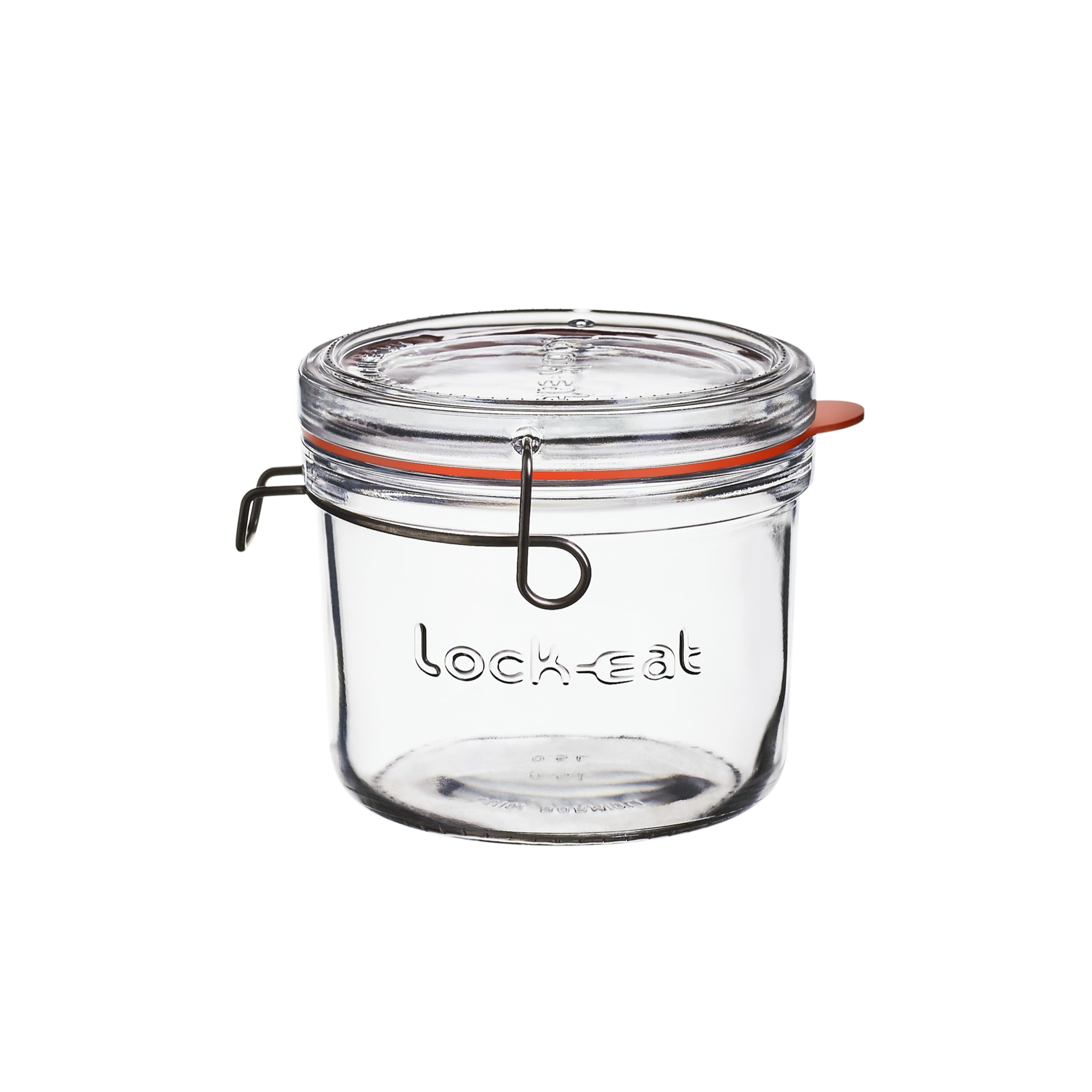 POTE CONSERVAÇÃO HERMÉTICO VIDRO 650ML Ø12CM H10,5CM LOCK EAT