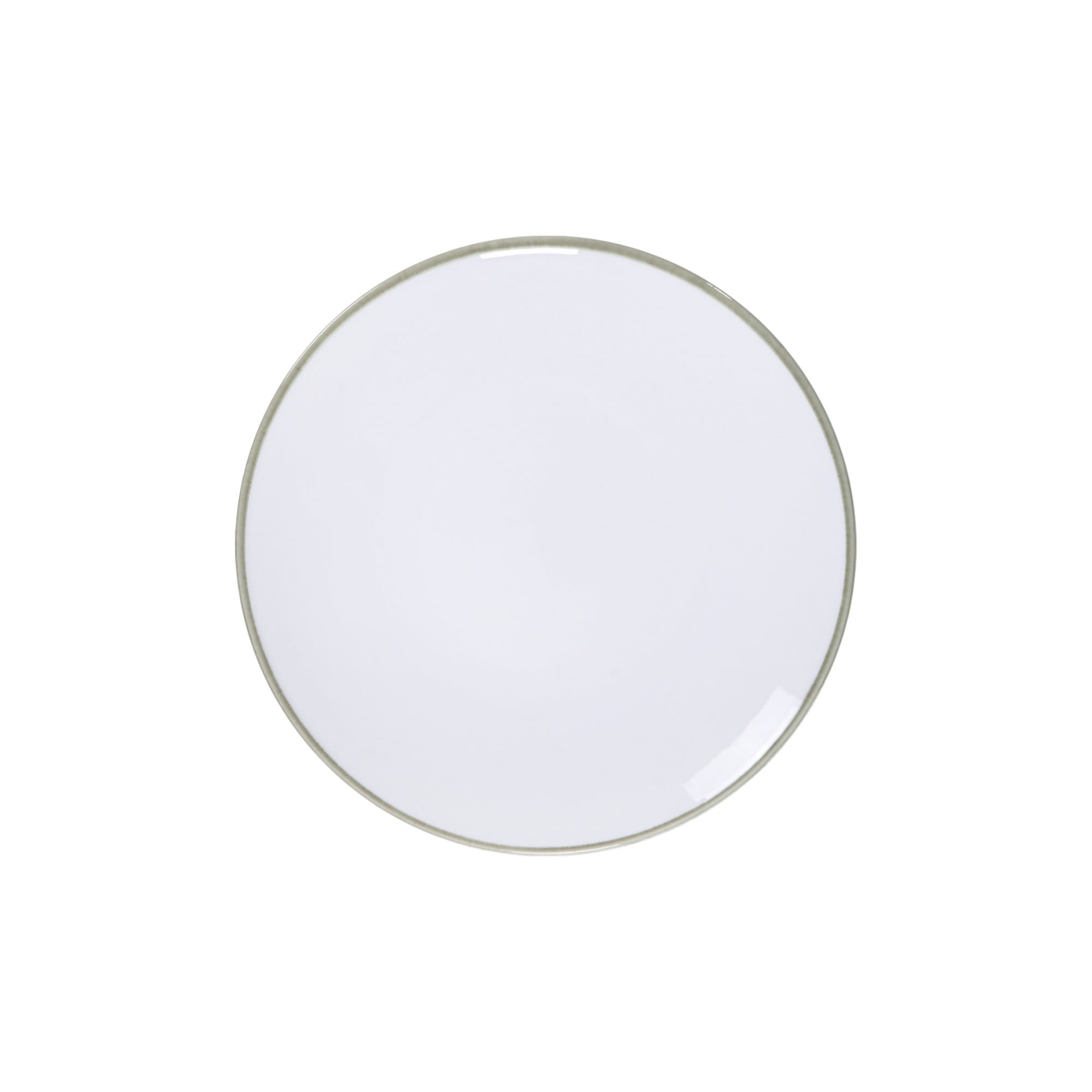 PRATO SOBREMESA PORCELANA Ø20,5CM H1,5CM JERI VERDE