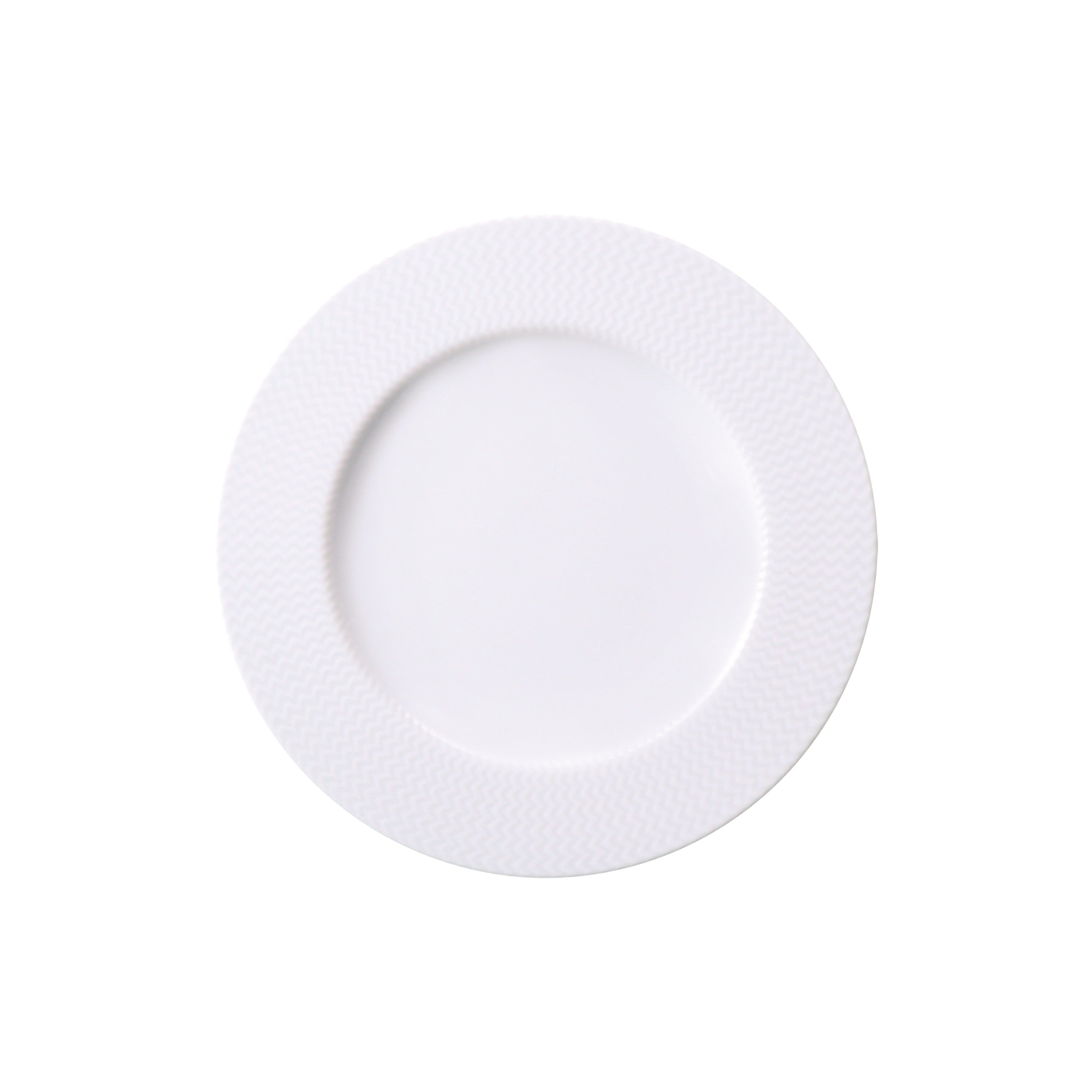 PRATO SOBREMESA PORCELANA Ø21CM H2CM MESH