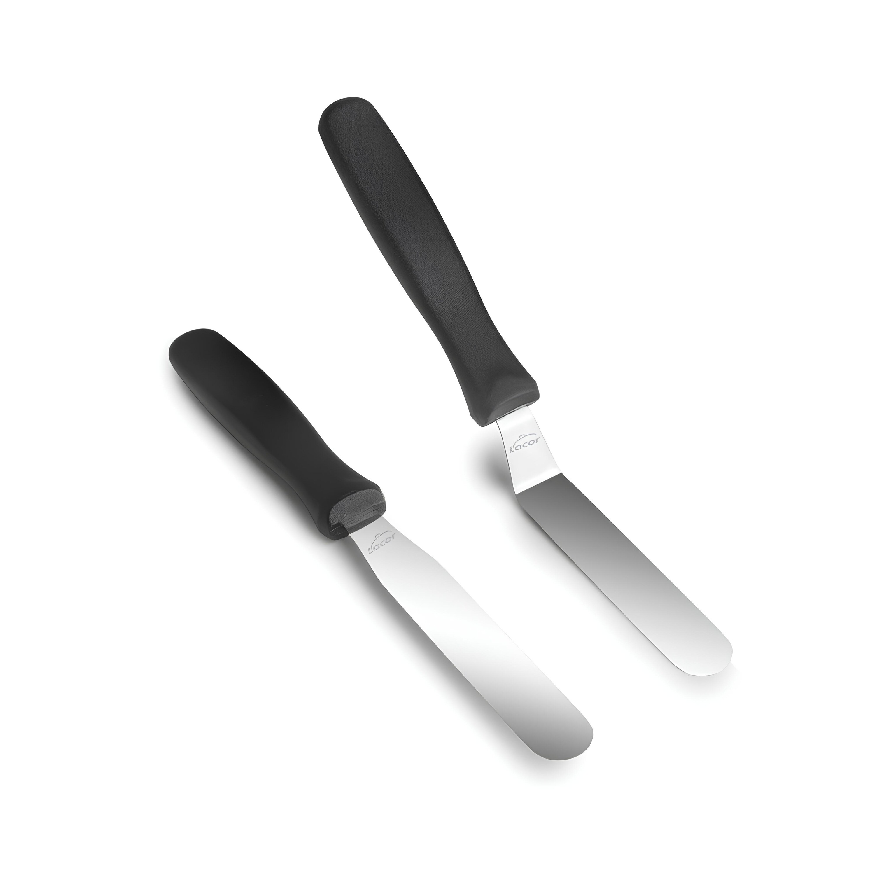 KIT 2 MINI ESPÁTULAS CONFEITEIRO INOX 22CM