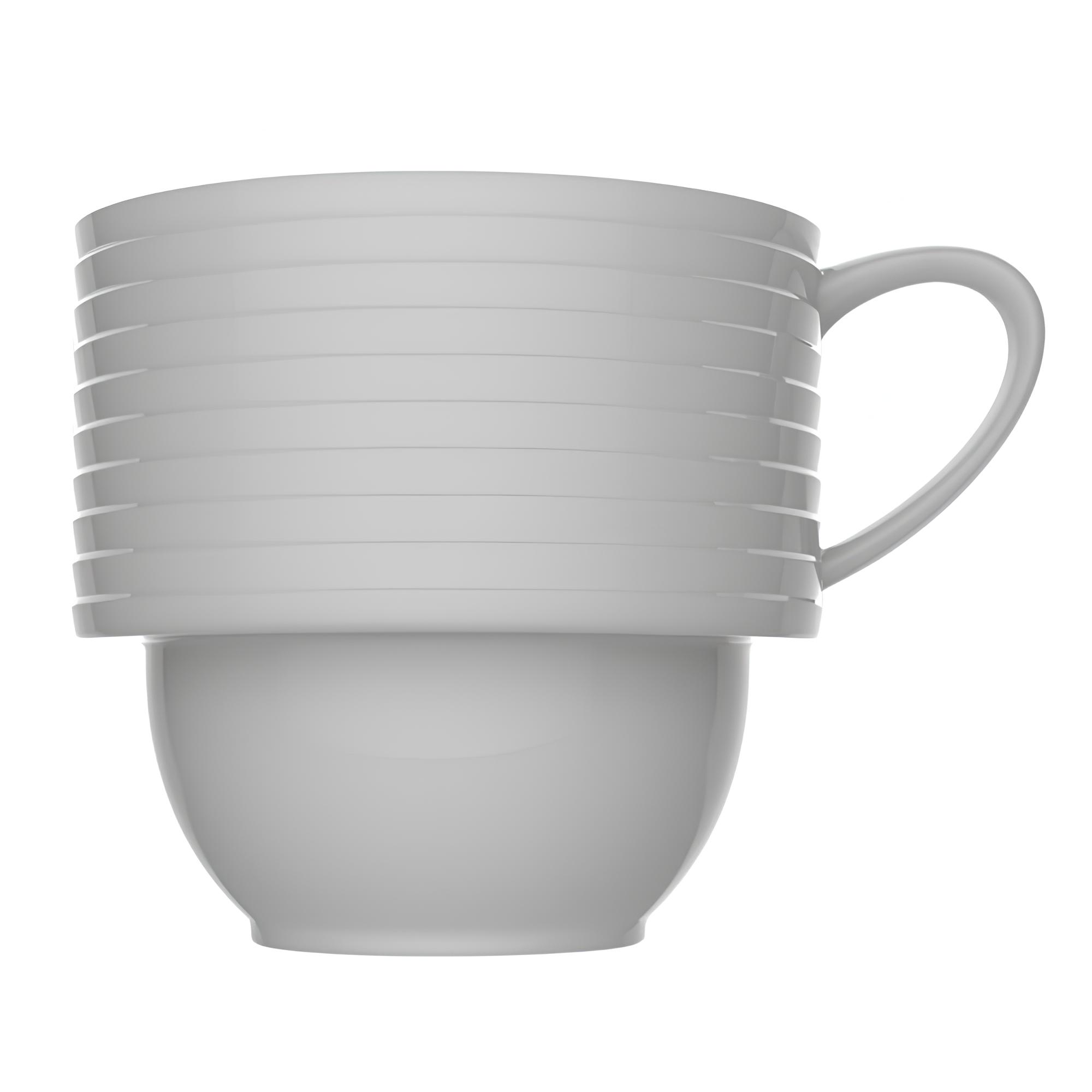 XÍCARA DE CAFÉ EMPILHÁVEL PORCELANA LAGUNA 90ML    