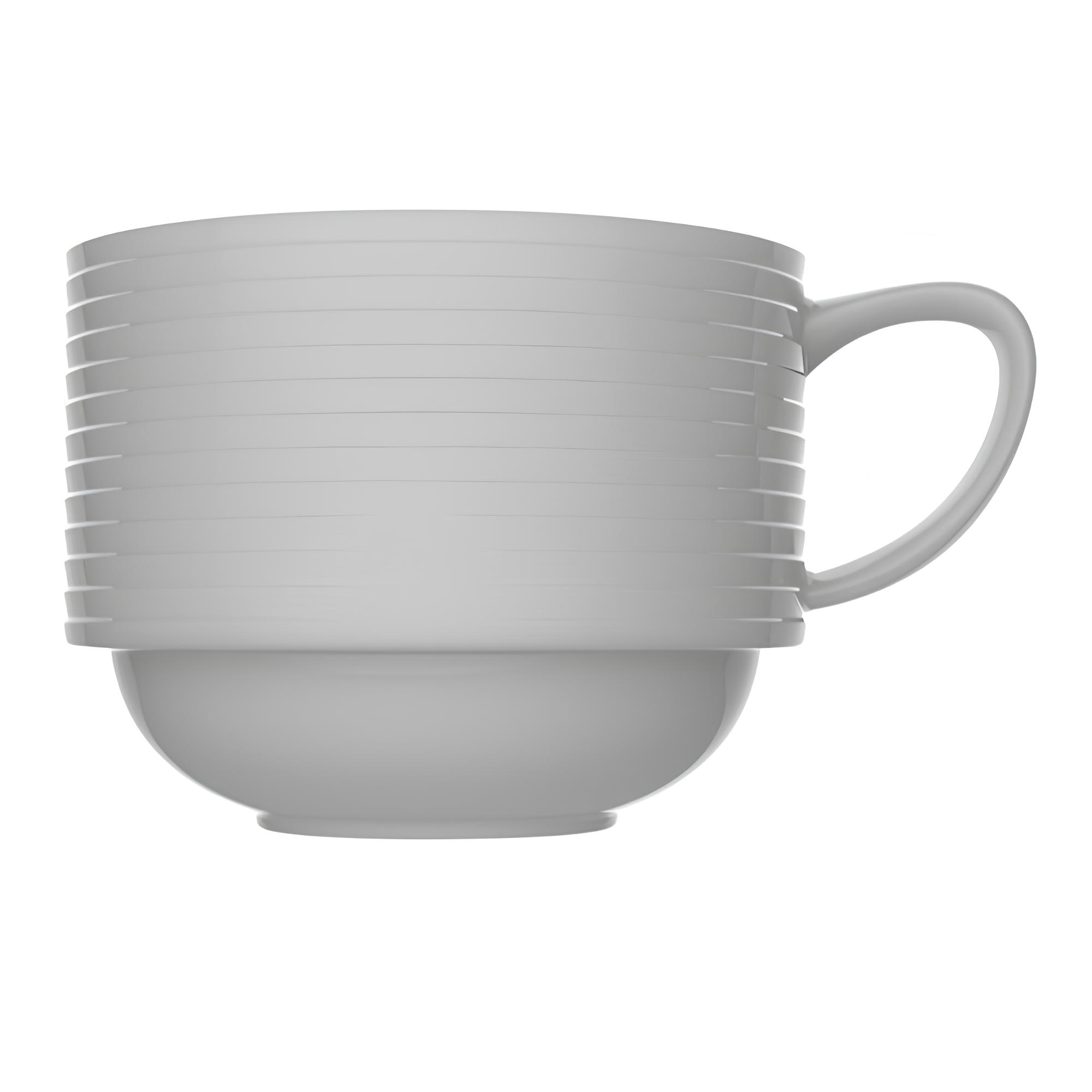 XÍCARA CHÁ EMPILHÁVEL PORCELANA 210ML LAGUNA     