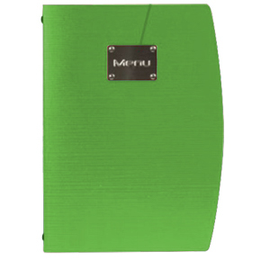 CAPA CARDÁPIOS PLÁSTICO A4 VERDE RIO     