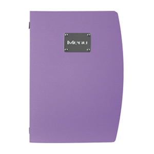 CAPA CARDÁPIOS PLÁSTICO A4 34X25CM VIOLETA RIO    
