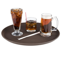 BANDEJA FIBRA VIDRO ANTIDERRAPANTE Ø40CM H2CM