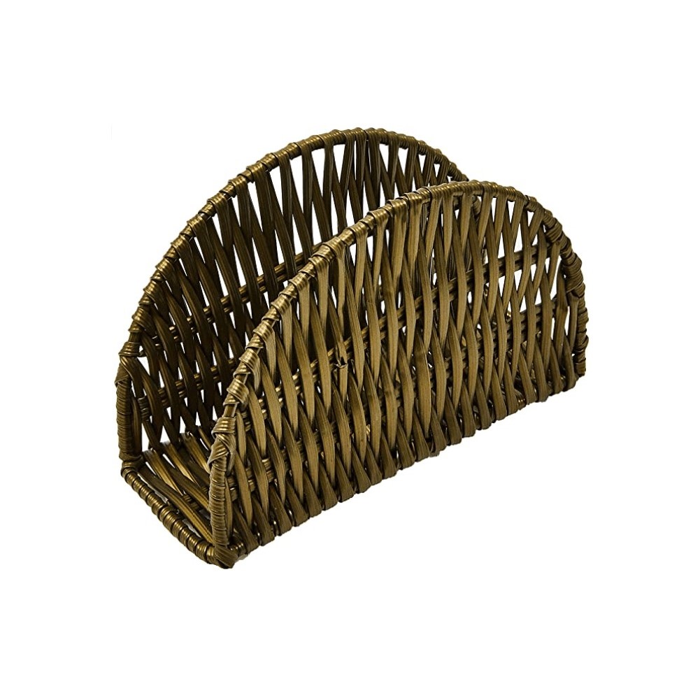 PORTA GUARDANAPOS POLYRATTAN 15,5X5,5CM ÉBANO      