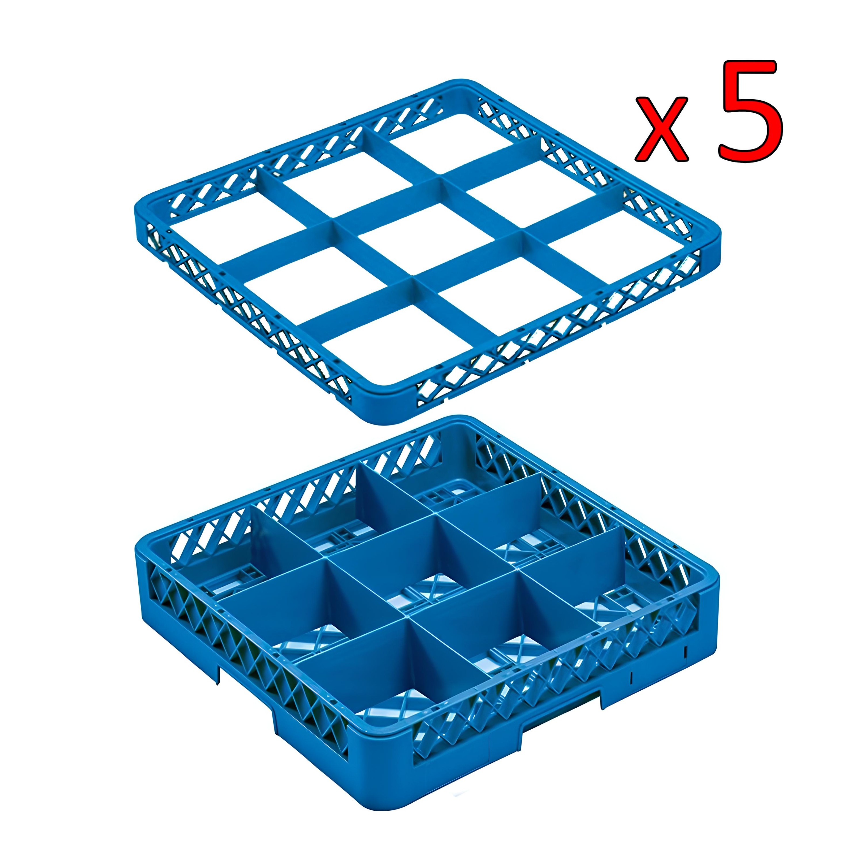 RACK PLÁSTICO 9 COMPARTIMENTOS 15,2X15,2CM      