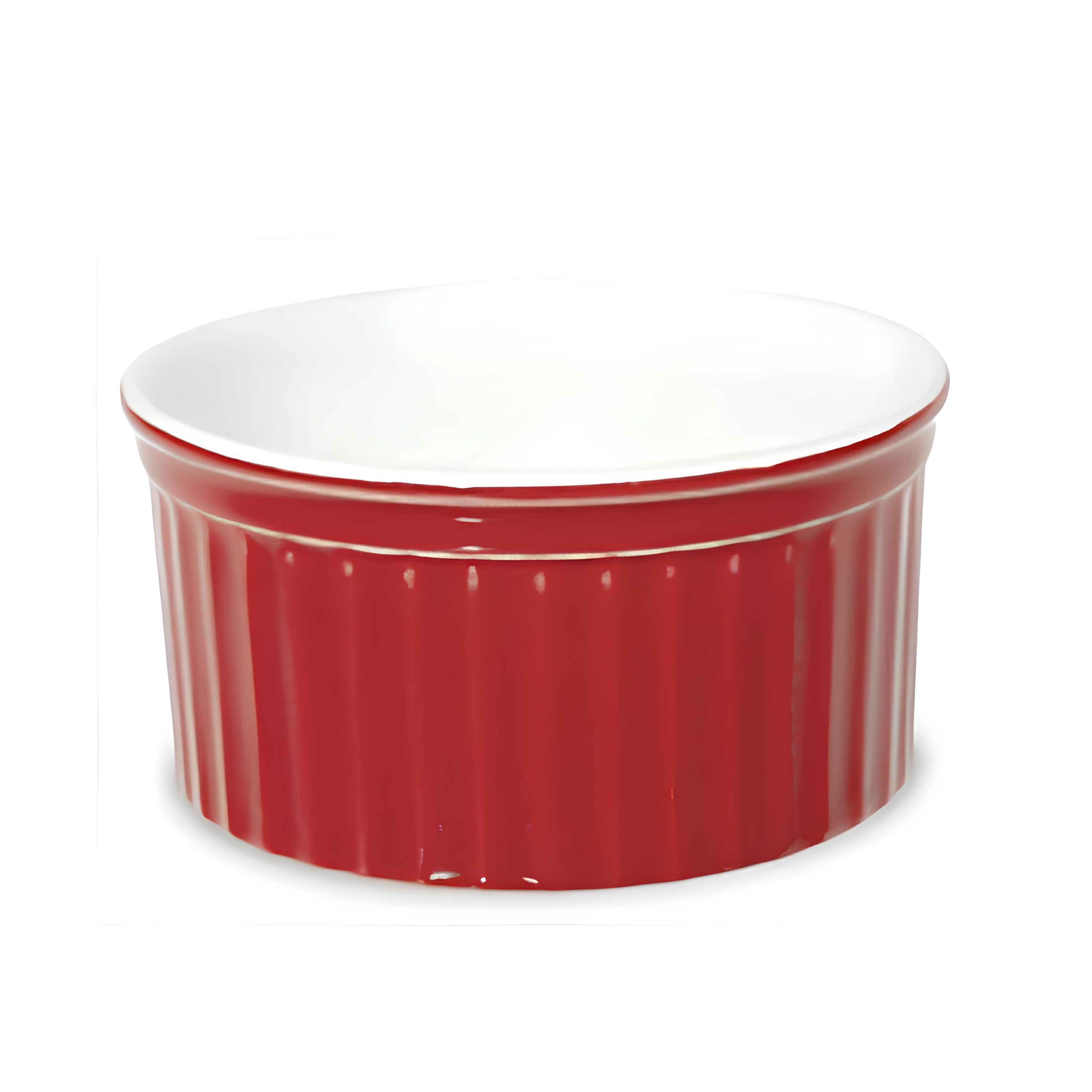 RAMEQUIM PORCELANA REFRATÁRIA VERMELHO/BRANCO 100ML      