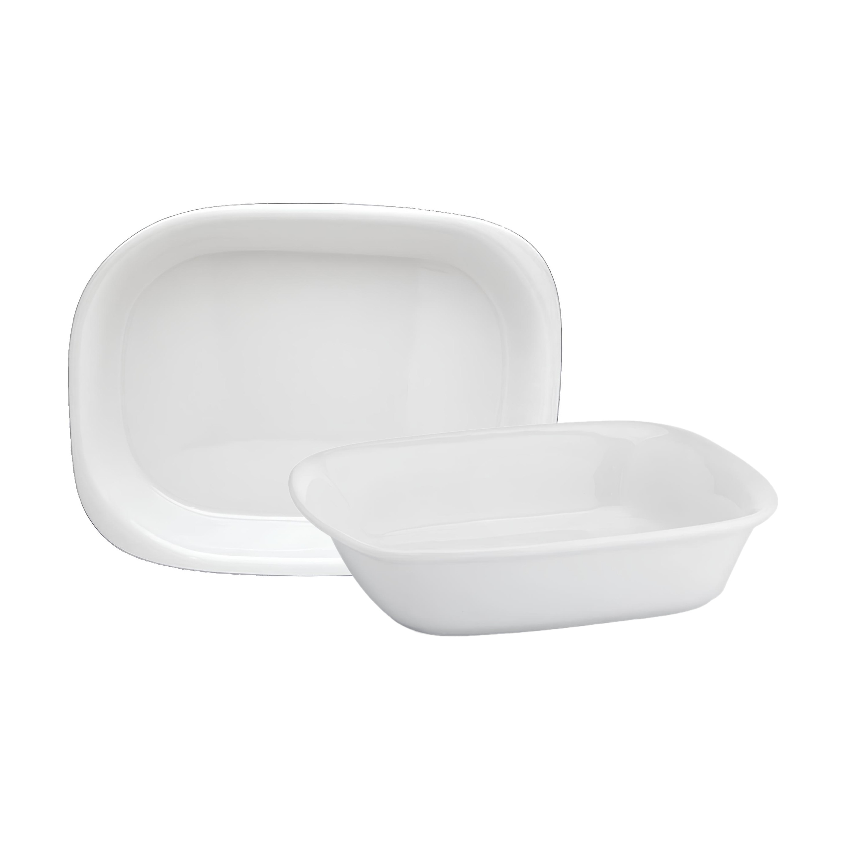 FORMA REFRATÁRIA RETANGULAR 27X18X5CM PORCELANA GERMER     