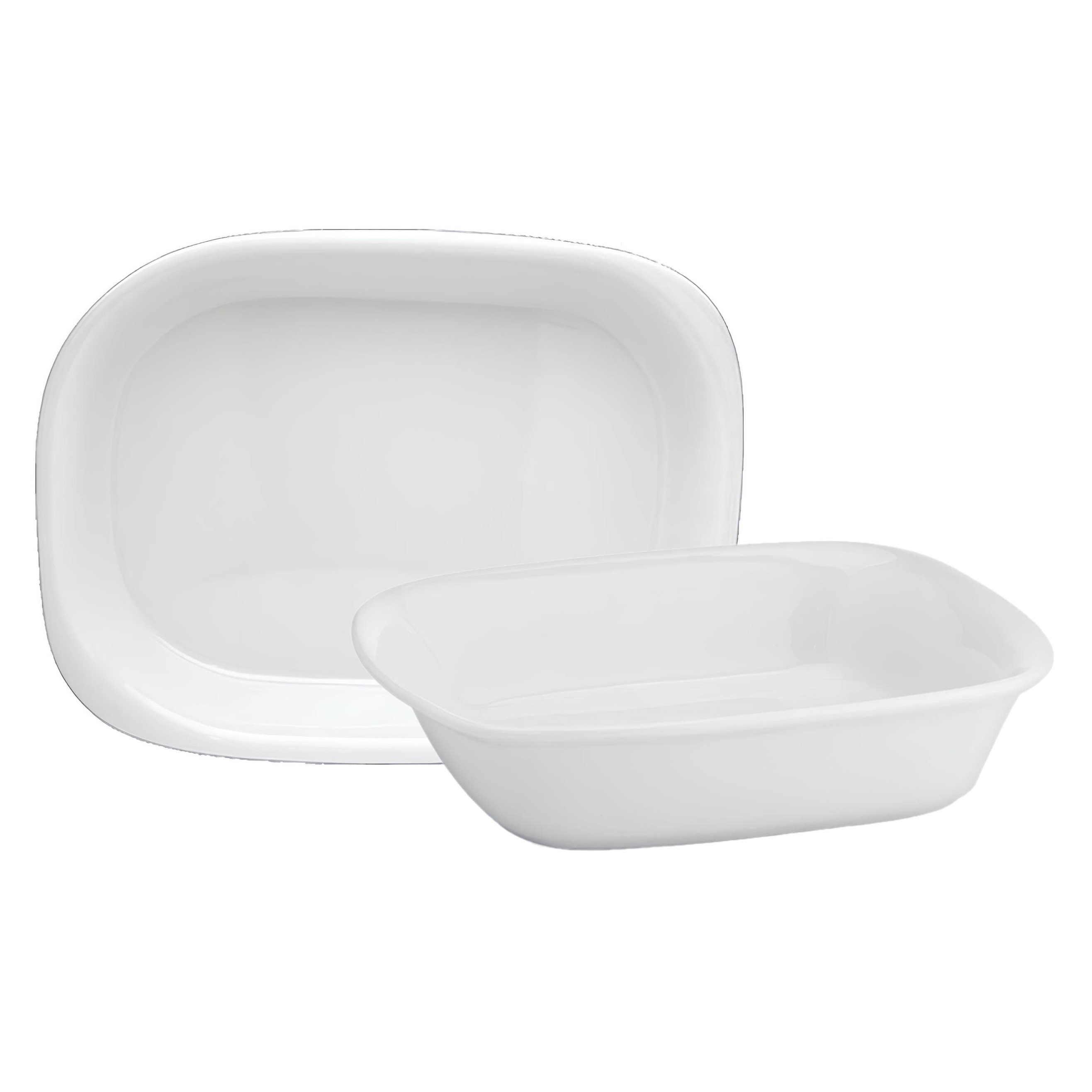 FORMA REFRATÁRIA RETANGULAR 32 X 22 X 5 CM PORCELANA 
