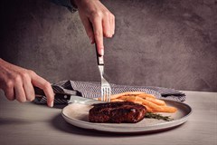 GARFO STEAK INOX CABO MADEIRA 19,5CM POLYWOOD    