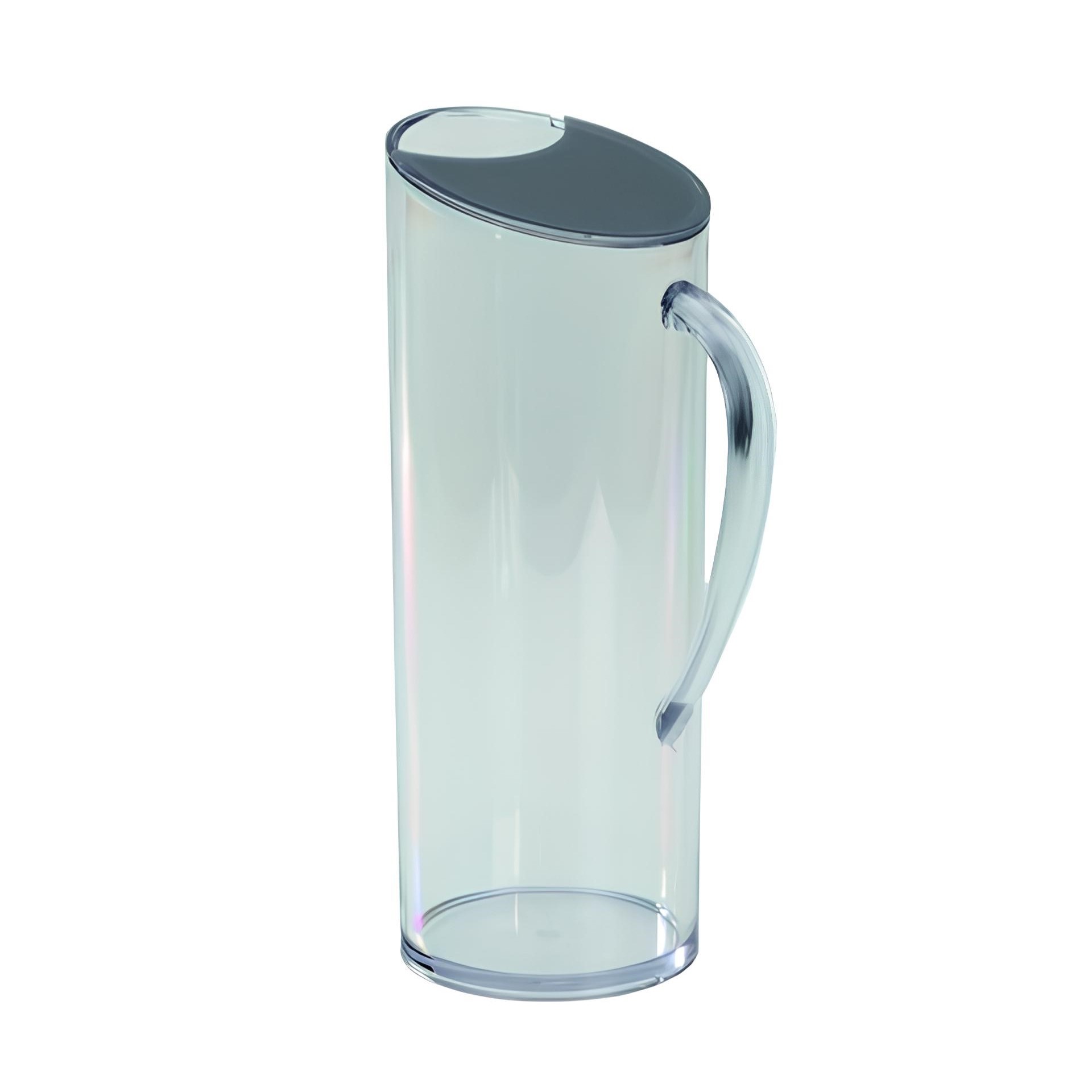 JARRA CEREAIS/SUCO BUFFET PLÁSTICO TAMPA FUMÊ 1,5L 13,5X10,5CM   