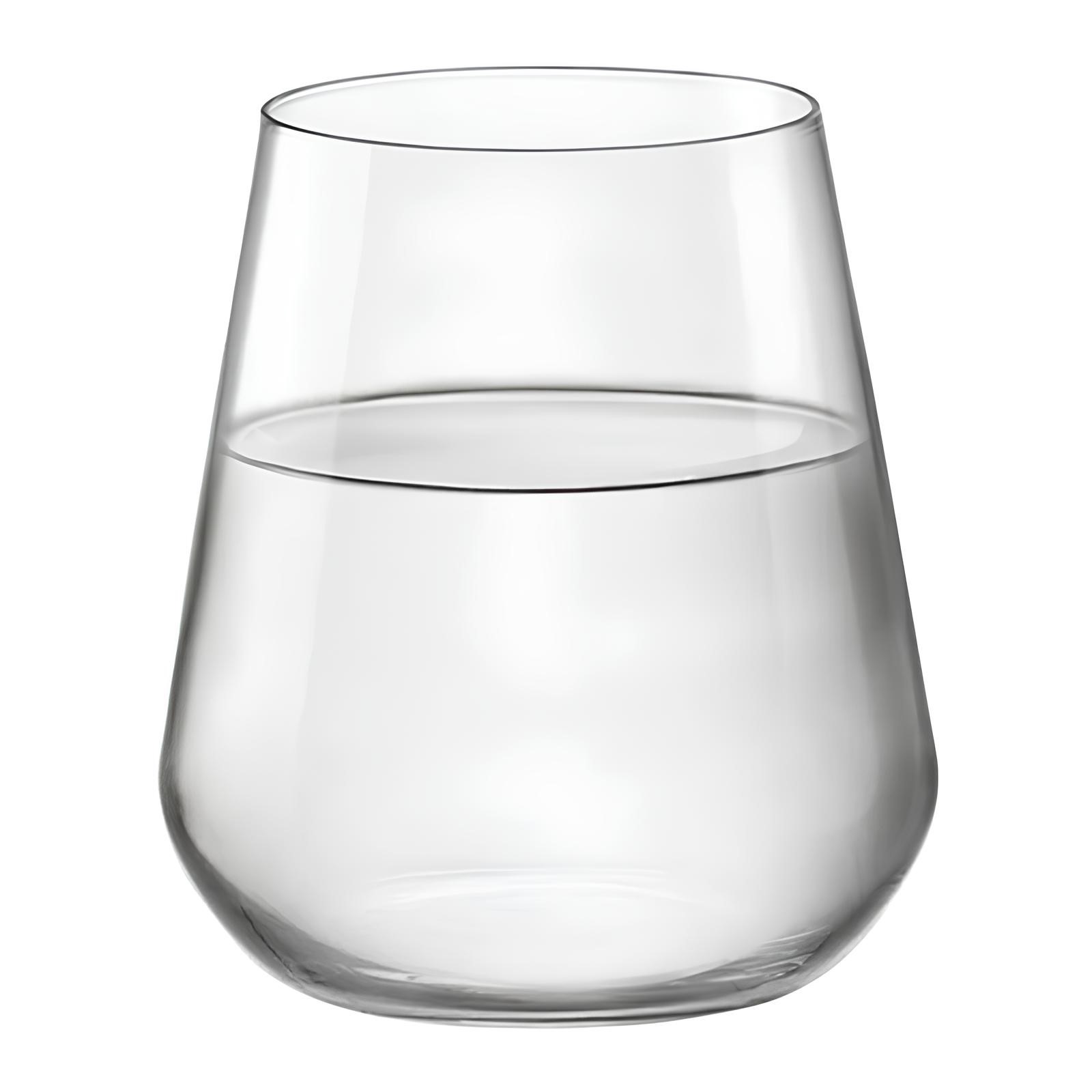 COPO DOF CRYSTAL GLASS 450ML 10CM INALTO    