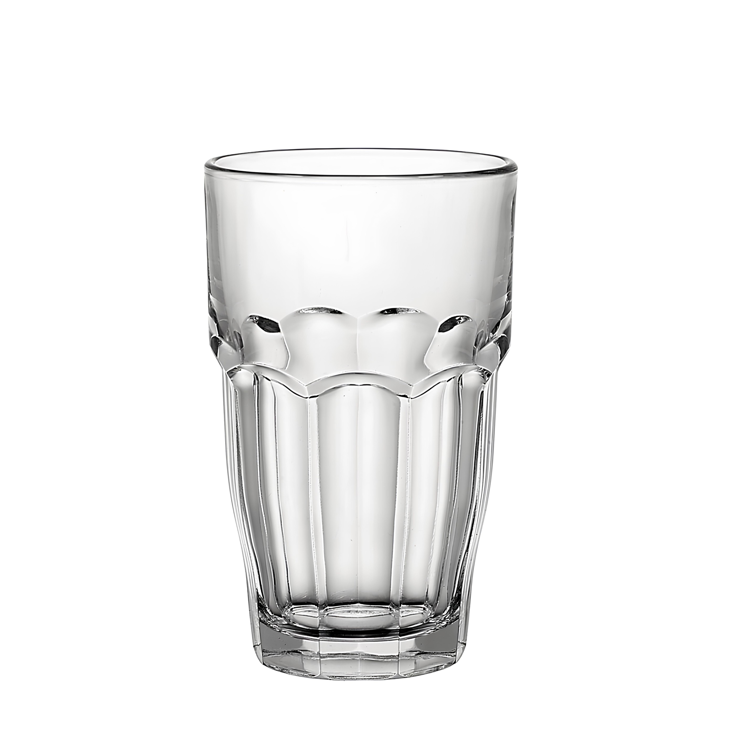 COPO SLIM EMPILHÁVEL VIDRO TEMPERADO 370ML 14CM ROCK BAR  