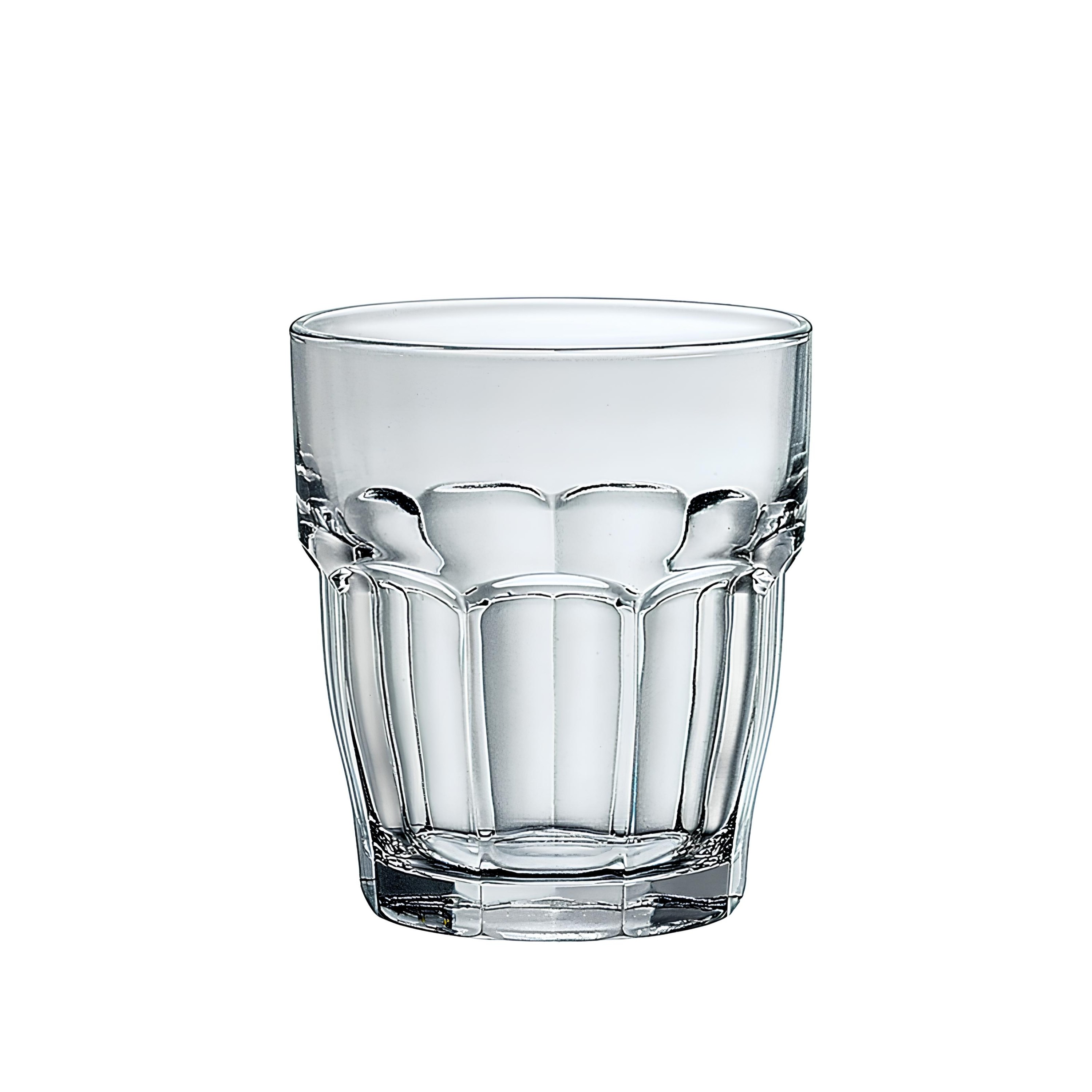 COPO SUCO EMPILHÁVEL VIDRO TEMPERADO 215ML 8CM ROCK BAR  