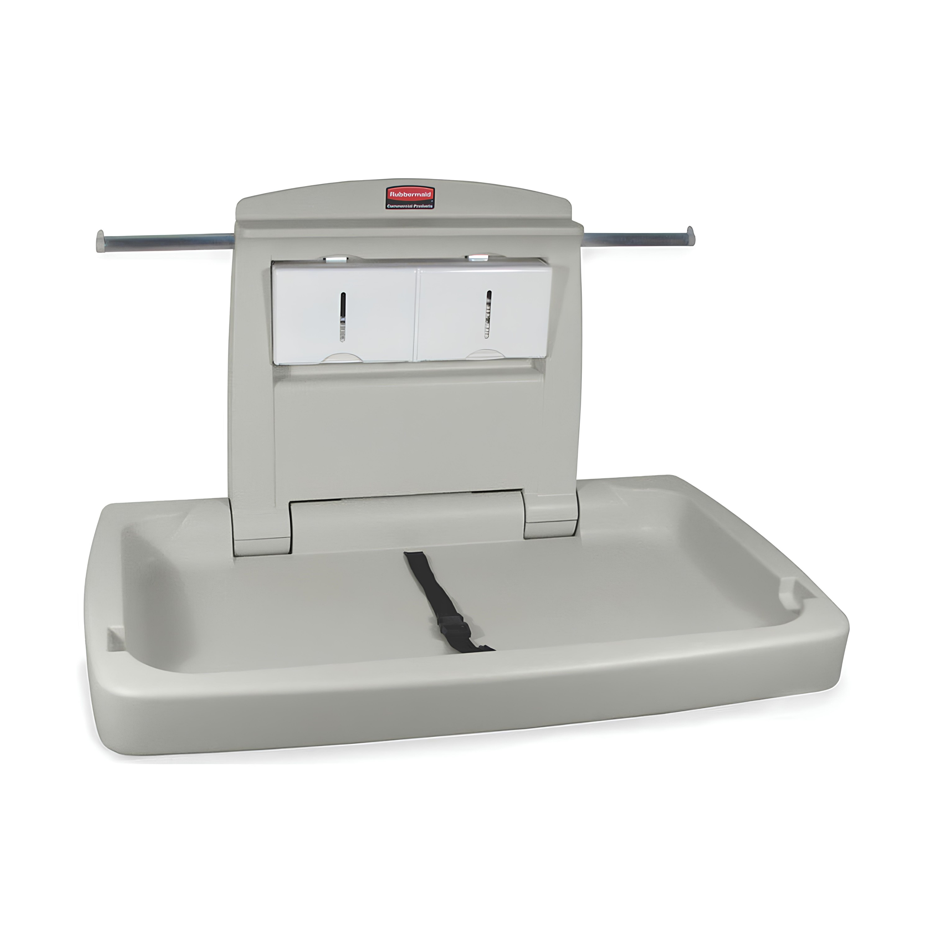 MESA TROCA-FRALDAS PLÁSTICO 85X55CM CINZA RUBBERMAID     
