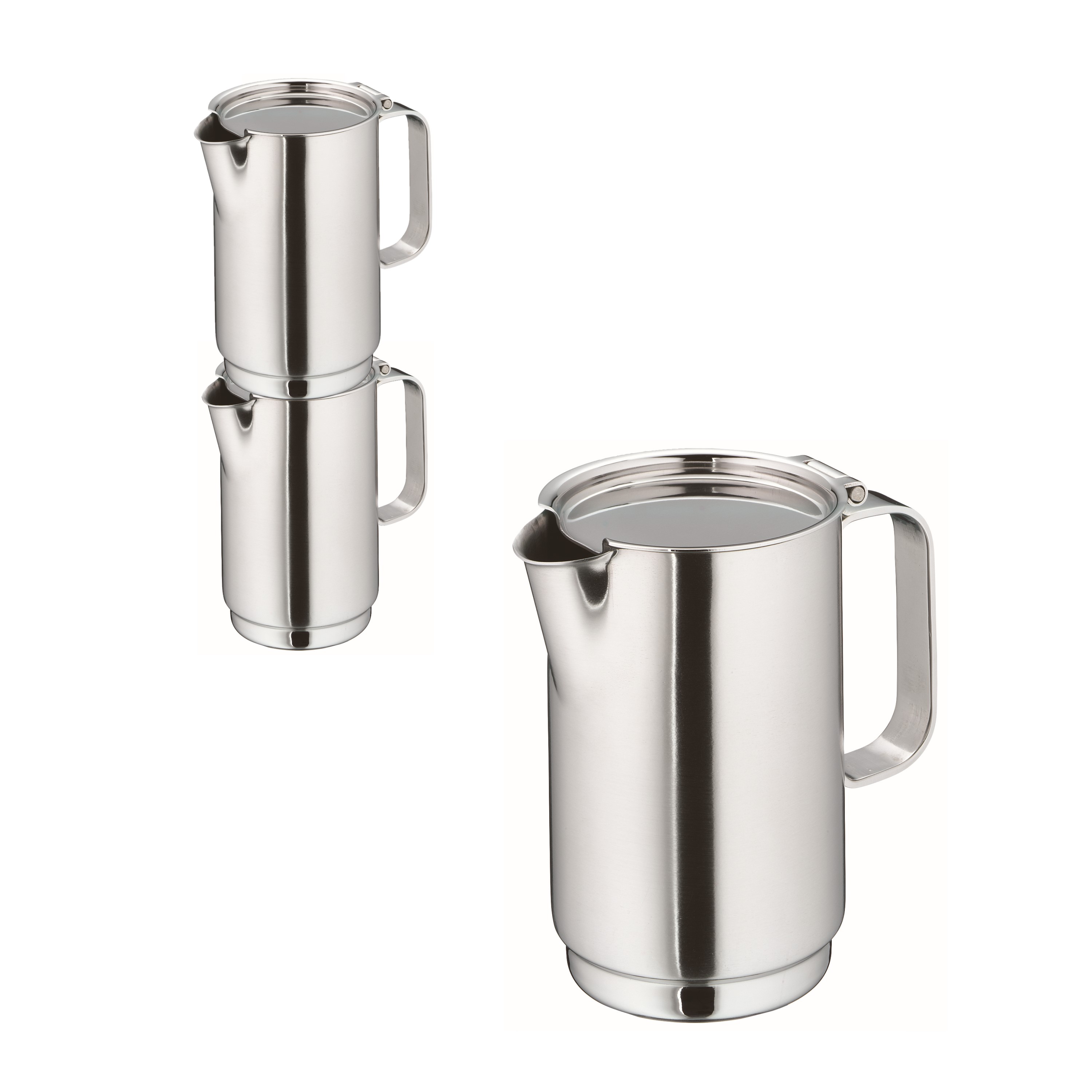 JARRA EMPILHÁVEL INOX TAMPA 1,9L 20CM PURE WMF   