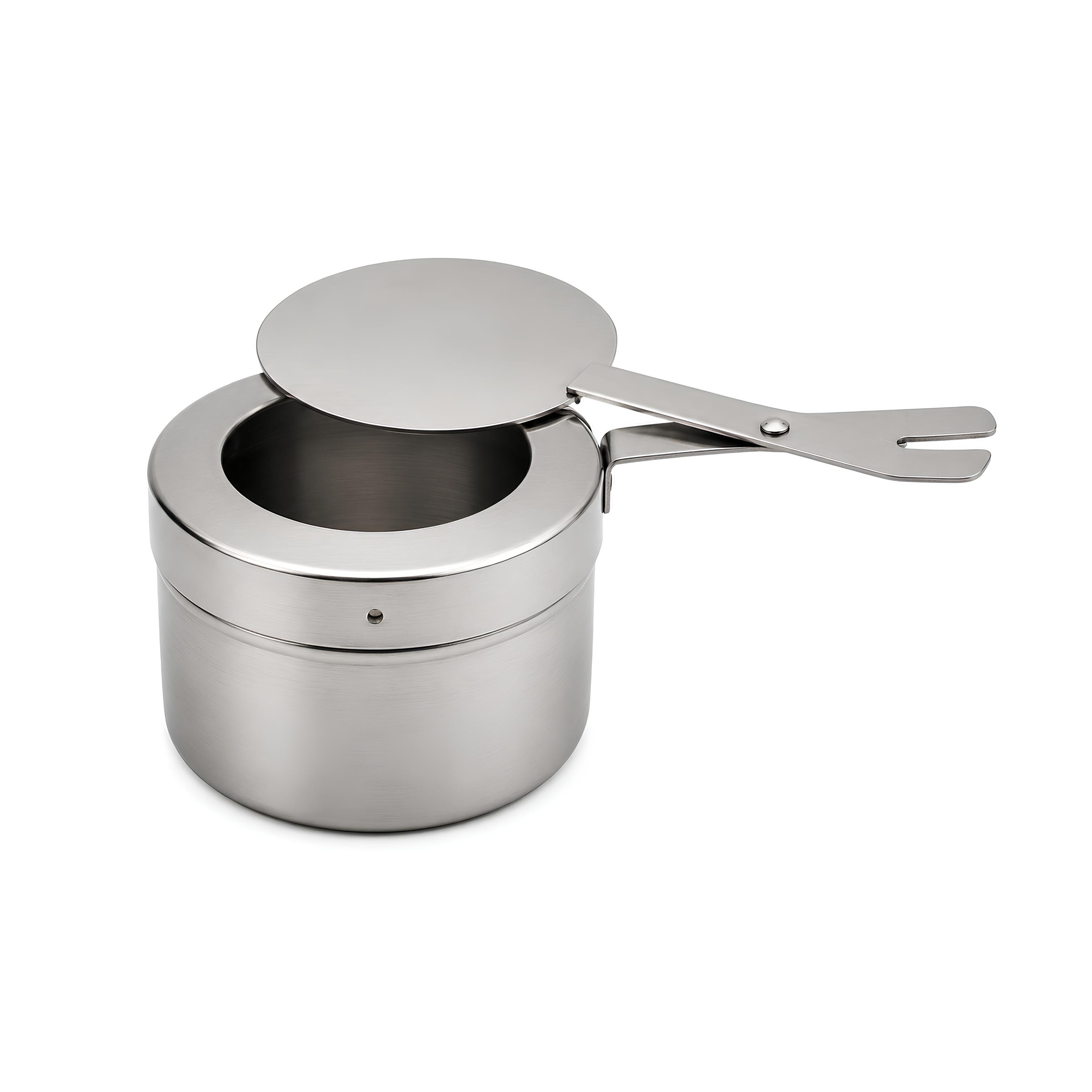 SUPORTE ÁLCOOL GEL INOX 200ML 10CM     