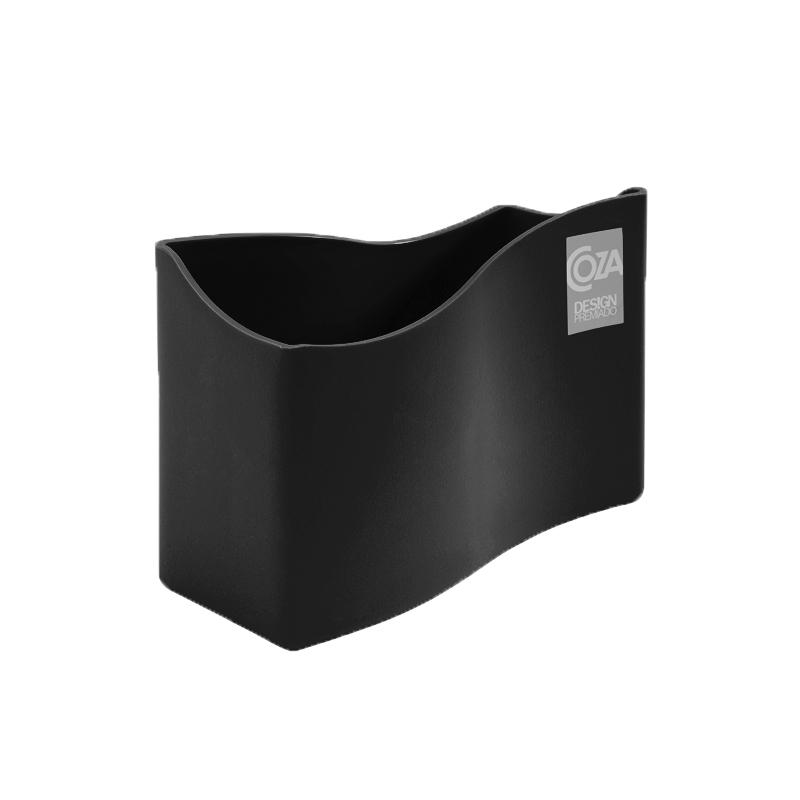 PORTA GUARDANAPOS PLÁSTICO 13X5CM PRETO      